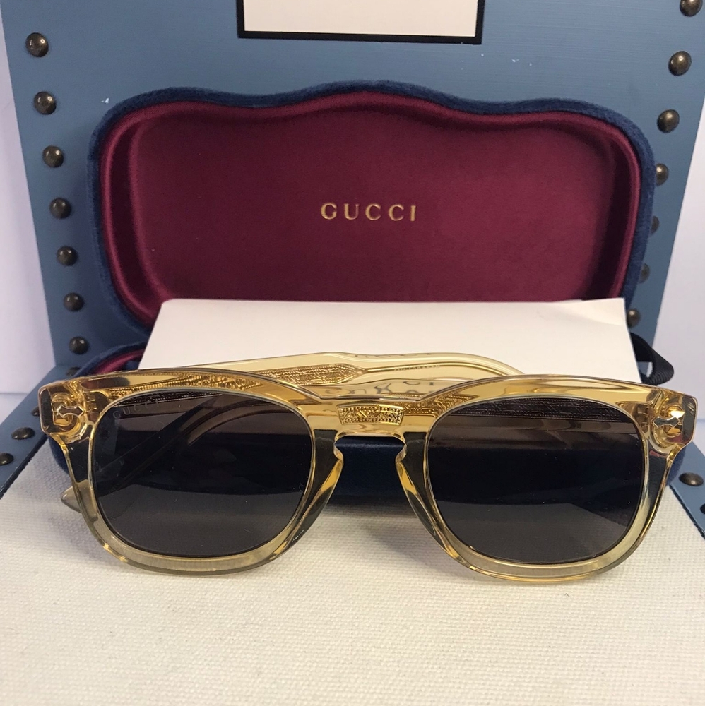 Ship sameday- New 💯 Original GUCCI GG0182S 006 SUNGLASSES - Picture 13 of 16